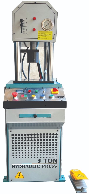 Manual Hydraulic Die Cutting Press.